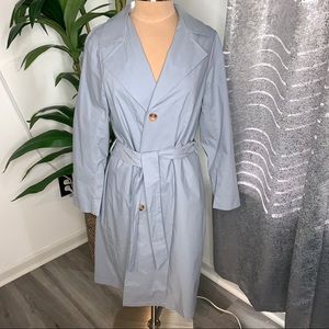 Missguided | Blue belted trench coat | US 10